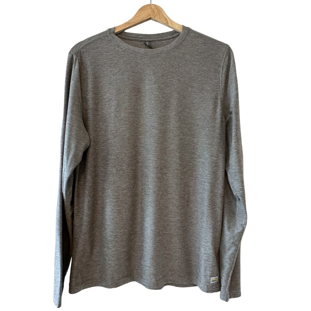 Vuori Gray Long Sleeve Tee Relaxed Fit
